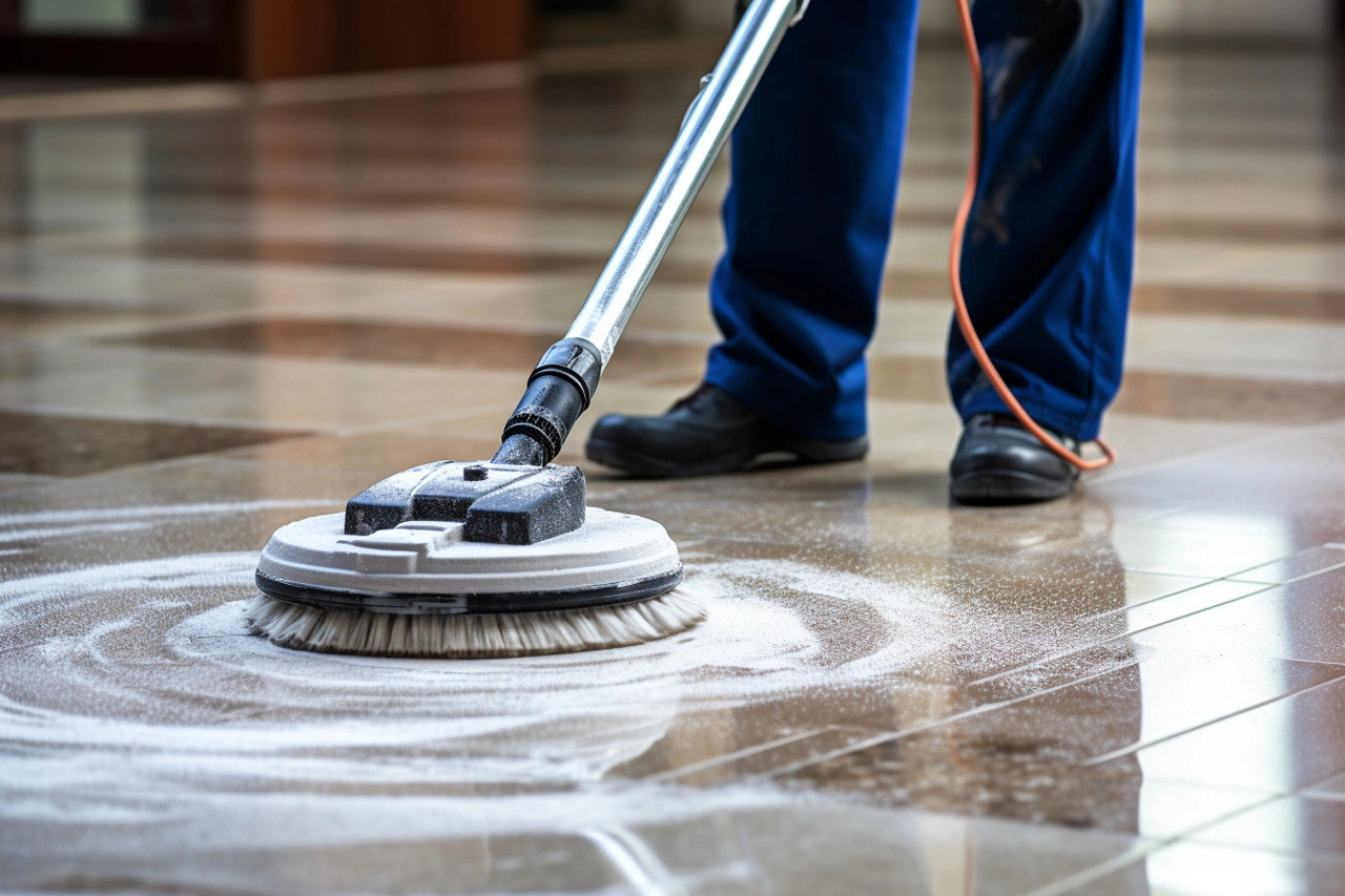 221467947_m Floor Cleaning with Mop and Cleanser